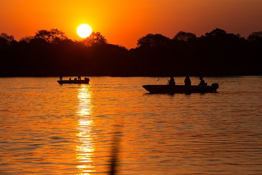 Brasilien Pantanal Romantischer Sonnenuntergang Visitms GloboTur