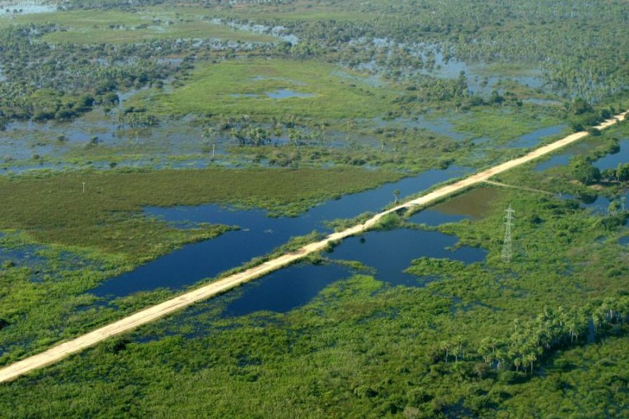 Parkstrasse Pantanal Visitms Brasilien GloboTur