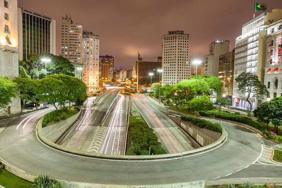 Brasilien Sao Paulo Stadtzentrum GloboTur