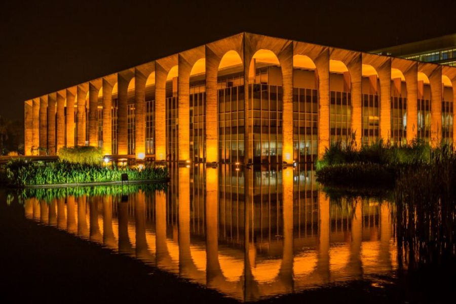 Brasilien Architektur Itamaraty Palast Brasilia GloboTur