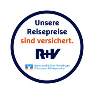 Gütesiegel R+V Versicherung Reisepreissicherungsschein